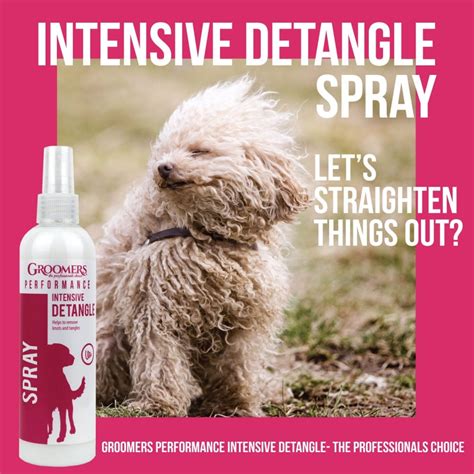 The secret to a tangle-free and happy pet: Igroom magic detangling spray